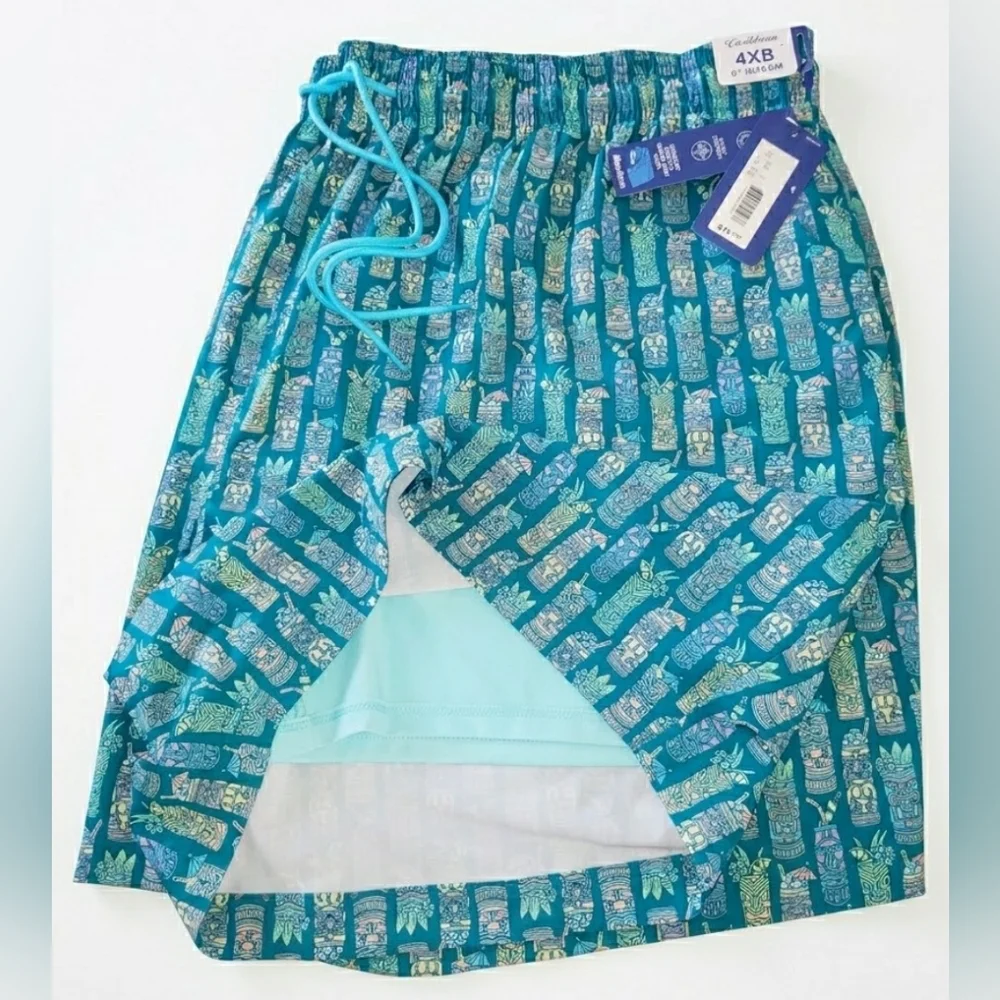 Tiki Hawaiian 4XB Cruise Resort Weekend Beach Pool Novelty Stretch Swim New